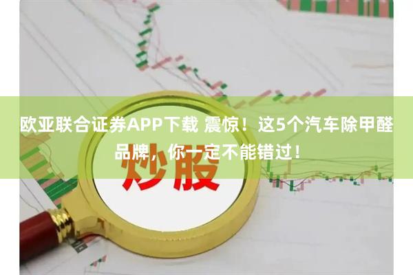 欧亚联合证券APP下载 震惊！这5个汽车除甲醛品牌，你一定不能错过！